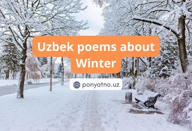 Photo uzbek poems about Winter