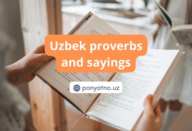 Photo uzbek proverbs and sayings
